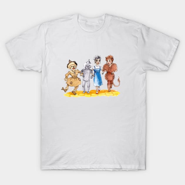 Follow the Golden Brick Road T-Shirt by endrene